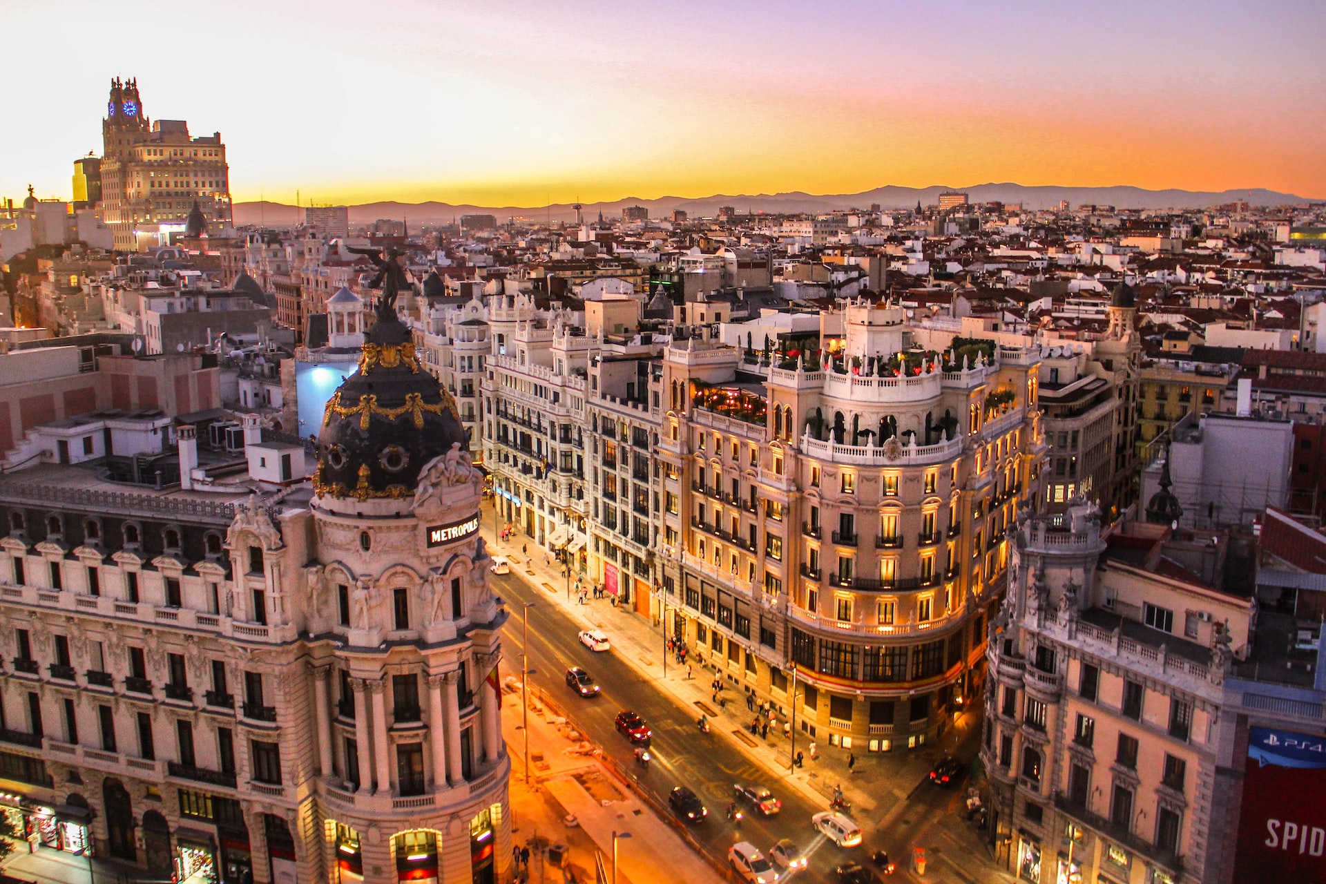 Voyage a madrid en espagne